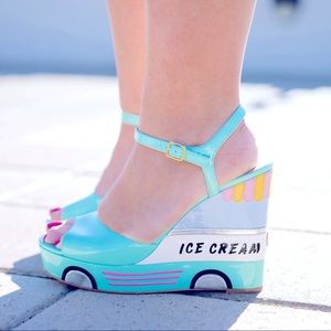 Kate Spade Ice Cream Truck Wedged heels